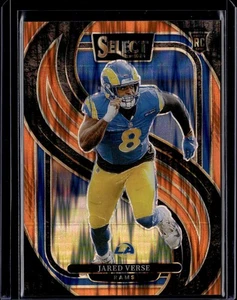 2024 Select Football Jared Verse #132 Premier Level Orange Shock RC 333/399! - Picture 1 of 2