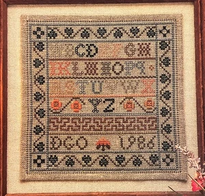 The Needle’s Prayse Sampler of Stitches Counted Cross Stitch Pattern Chart 1986 - Picture 1 of 3