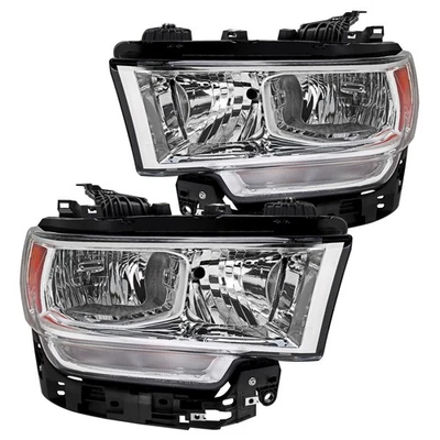 Fits 2019-2022 Dodge Ram 2500 3500 Replacement Headlights Headlamps Left+Right Foto 1 de 4