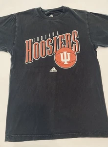 Adidas IU Indiana Hoosiers T-Shirt Basketball Erwachsene Unisex klein schwarz und rot - Bild 1 von 6