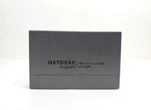 Netgear ProSAFE GS108PE V3 Plus 8-Port Gigabit Network Switch (4-Port PoE) - Picture 1 of 4
