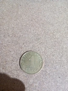 2000 Estland 1 Krone Münze zirkuliert Eesti Vabarik - Bild 1 von 2