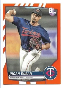 Jhoan Duran 2023 Topps Big League Eléctrico Naranja #33 - Minnesota Twins - Imagen 1 de 2
