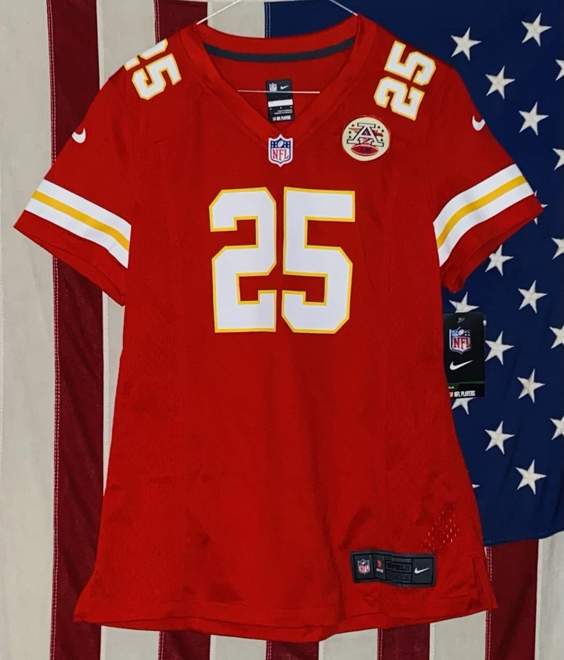 Camiseta deportiva para mujer Jamaal Charles Kansas City Chiefs roja Nike On Field mediana nueva con etiquetas Foto 1 de 2