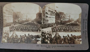 Inauguration  President Roosevelt 1905 Friendship Speech Stereoview #48 - Picture 1 of 3