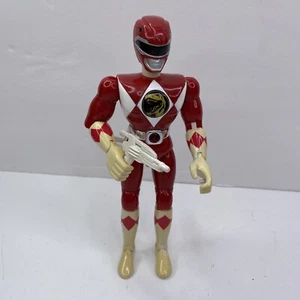 Power Rangers 8 Inch Talking Red Ranger With Weapon Bandai 1995 Tested Works - Picture 1 of 8