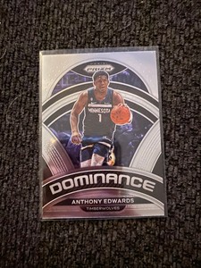 2022-23 Panini Prizm ANTHONY EDWARDS #17 "Dominance" Insert Timberwolves