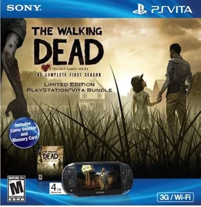 PlayStation PS Vita 1000 The Walking Dead Paquete Muy Buen Sistema Portátil 1Z - Imagen 1 de 3