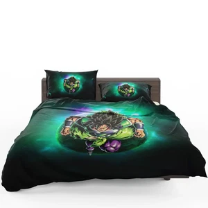 Dragon Ball Super Broly Movie Quilt Duvet Cover Set Bedroom Decor King