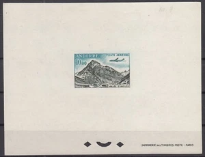 JD25345 ANDORRA FRANCESA - CORREO AÉREO - MAURY # A8 COMO NUEVO MNH PRUEBA DE LUJO - Imagen 1 de 1