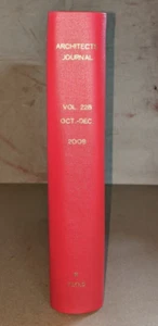 The Architects Journal Volume 228: October-December 2008 - Bound Set - Picture 1 of 4