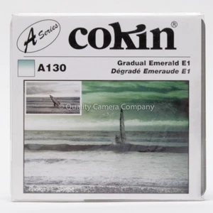 COKIN "A" SERIES GRADUAL EMERALD E1 A130 - GRADUATED LIGHT EMERALD FILTER - NOS - Picture 1 of 1