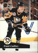 1991-92 Pro Set Penguins Hockey Card #190 Paul Coffey