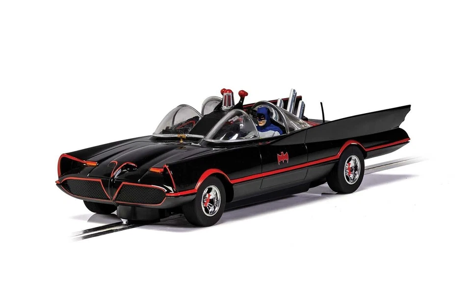 Scalextric Batmobile 1960's Batman Television Series Slot Race Car - C4175