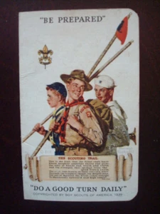VINTAGE 1942 BOYSCOUT MEMBERSHIP CARD - Picture 1 of 4