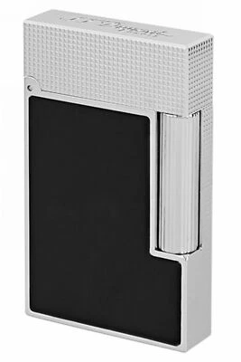 S.T. Dupont Line 2 Accendino Ping Perfetto, Laccato Nero Opaco, C16602, Nuovo Con Scatola - Immagine 1 di 4