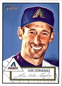 2001 Topps Heritage #204 Luis Gonzalez ARIZONA DIAMONDBACKS - Photo 1 sur 2