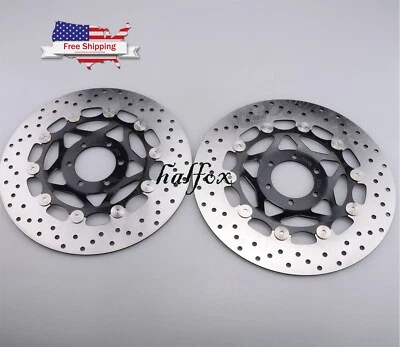 Rotor de disco de freno delantero para Yamaha FJ1200 FZ FZR FZS 400 600 750 TDM850 XJR 400 Foto 1 de 3