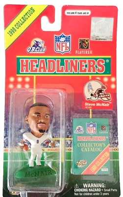 Novo boneco Steve McNair # 8 Houston Oilers 1998 NFL Football Headliners 3" - Imagem 1 de 2