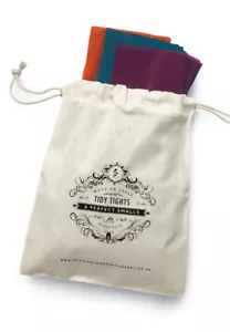Medias con cordón bolsa ordenada para ropa interior y medias toda mujer algodón orgánico - Imagen 1 de 1