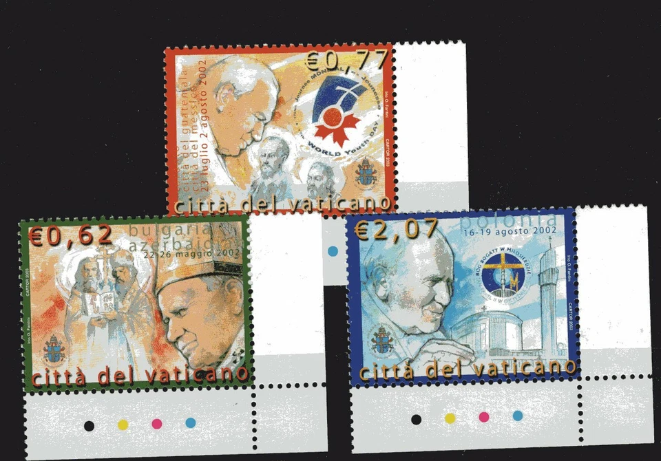 VATICAN - POPE JP II, YV # 1325/7, MINT, VF - Image 1 of 1