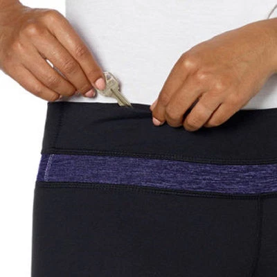 NUEVO CON ETIQUETAS Kirkland Signature Mujer 3/4 Leggings Cremallera Trasero Bolsillo para Llave Variedad Foto 1 de 4