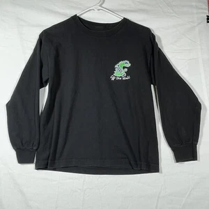 Vans Kids Long sleeve shirt skater Dinosaur on Front logo Off the Wall - Picture 1 of 5