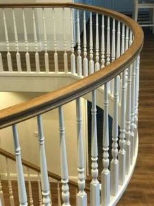 gedrechselte Pfosten von 33 bis 250cm für Treppe, Balkon, Veranda, Tisch & Stuhl - Bild 1 von 78
