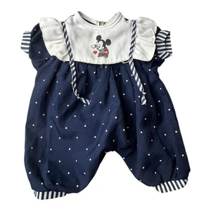Vintage Disney Mickey Mouse Baby Puppe Strampler - Bild 1 von 8