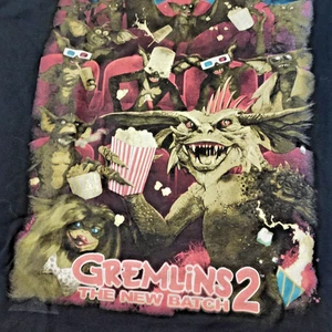 Camiseta Gremlins 2 The New Batch Lootcrate 2022 Exclusiva Película Camiseta Negra Grande - Imagen 1 de 5