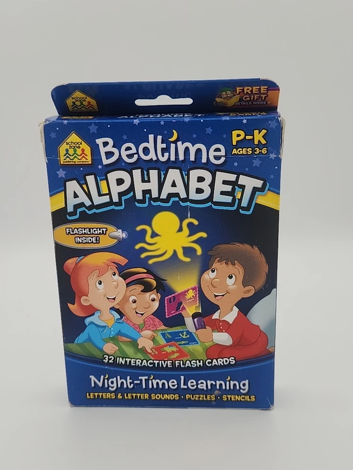 Интерактивные флэш-карты школьная зона алфавит ночное обучение - Изображение 1 из 2