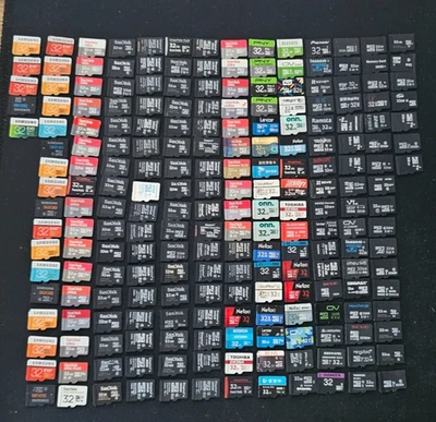 5x 32GB Micro SD Cards – Mixed Brands – Used Tested – Camera phone Switch - Image 1 of 3