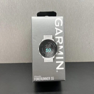 Garmin Forerunner 55 Running Smartwatch Unisex Color- White - Image 1 of 4