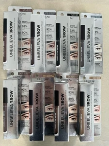L'Oreal Paris Unbelieva-Brow Longwear Waterproof Tinted Brow Gel  CHOOSE COLOR - Picture 1 of 5