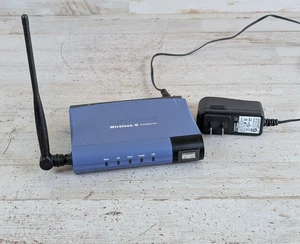 Linksys Wireless-G Print Server WPS54GU2 USB Parallel 802.11g RJ45 LAN - Picture 1 of 5