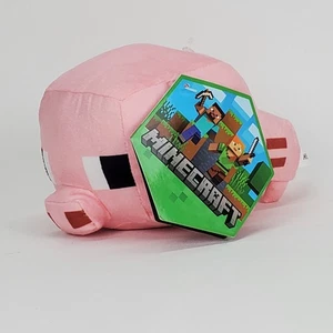 NUEVO Minecraft Cerdo 7” Peluche Chibi Juguete Fábrica Relleno Mojang Rosa Nuevo con Etiquetas Etiqueta 2024 - Imagen 1 de 8