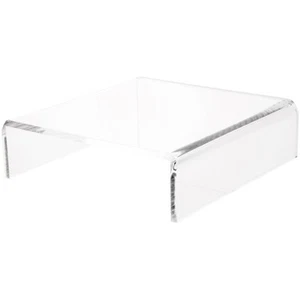 Plymor Clear Acrylic Short Square Display Riser, 2" H x 7" W x 7" D (1/4" thick) - Picture 1 of 1