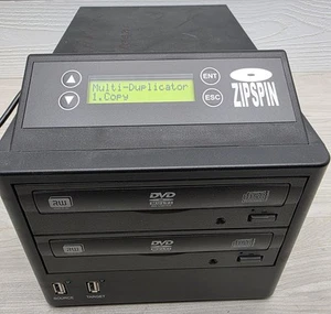 Zipspin CD/DVD USB Duplicator DVD Copier CD Burner DVD-121-LMB - Afbeelding 1 van 9