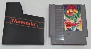 Dragon Warrior (Nintendo NES, 1989) CARTRIDGE mit Hülle getestet funktioniert sehr guter Zustand sehr guter Zustand - Bild 1 von 10