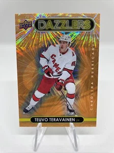 Teuvo Teravainen '22 Upper Deck Hockey Series 1 'Dazzlers' Orange Parallel - Bild 1 von 2