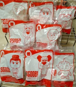 McDonalds Happy Meal toys SCOOB! movie figures FULL SET SEALED AS NEW Scooby-doo - Picture 1 of 8