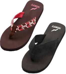 NORTY Women's Flip Flop Thong Beach Pool Casual Sandal - Picture 1 of 15