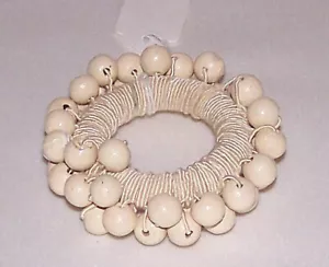 Set of 9 Wood Beaded Rope Napkin Rings, NWT - Bild 1 von 6
