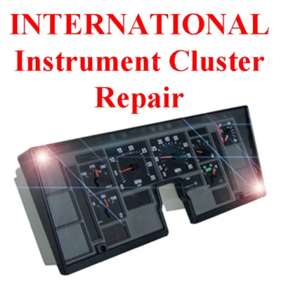NAVISTAR INTERNATIONAL Instrument Gauge Cluster Dash Panel Speedometer REPAIR - Image 1 of 2