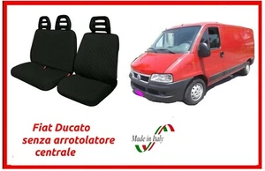 Sitzbezüge Fiat Ducato ab 2000 ohne Aufroller Schonbezüge schwarz - Bild 1 von 3