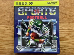 NEC TurboGrafx 16 TV SPORTS FOOTBALL Original New Sealed PC Engine Duo Express - Picture 1 of 11