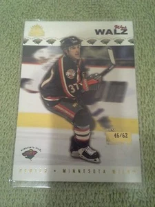 2001-02 Pacific Adrenaline WES WALZ Premiere Date #d /67 Minnesota Wild - Picture 1 of 2