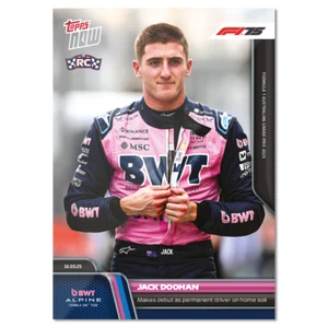 Topps Now Formula 1 2025 - Card 018 - Jack Doohan - BWT Alpine - Bild 1 von 2