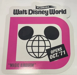 Walt Disney World 50th Anniversary Metal Sign Vault Collection Disney Parks S01 - Picture 1 of 4