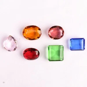 Topaz, Amethyst, Citrine & Alexandrite Gemstone Mix Colour & Cut 300 Ct 4 Pcs Lo - Picture 1 of 5